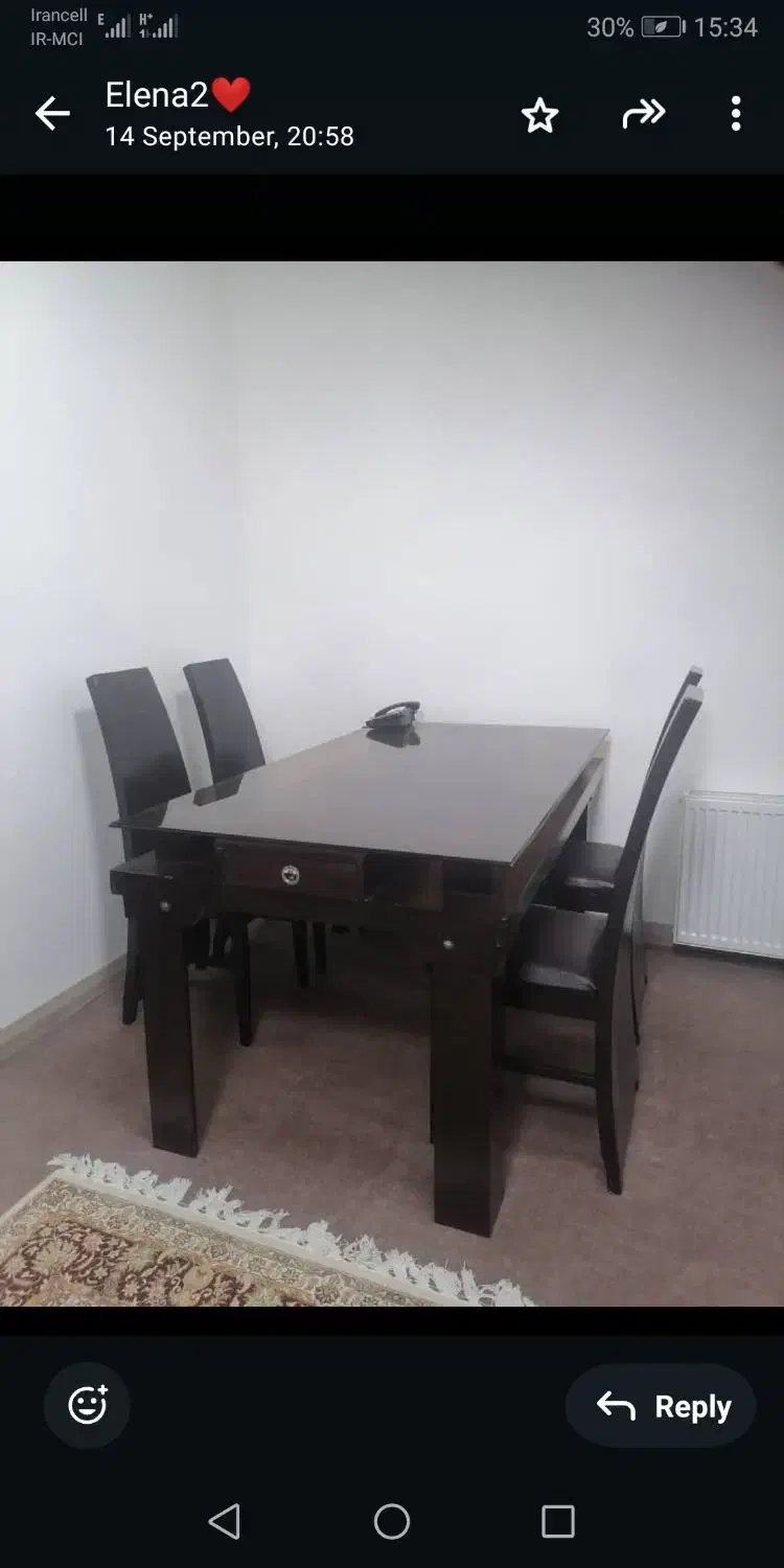 میز نهار خوری با صندلی|میز و صندلی غذاخوری|صدرا-فارس, فاز ۱|دیوار