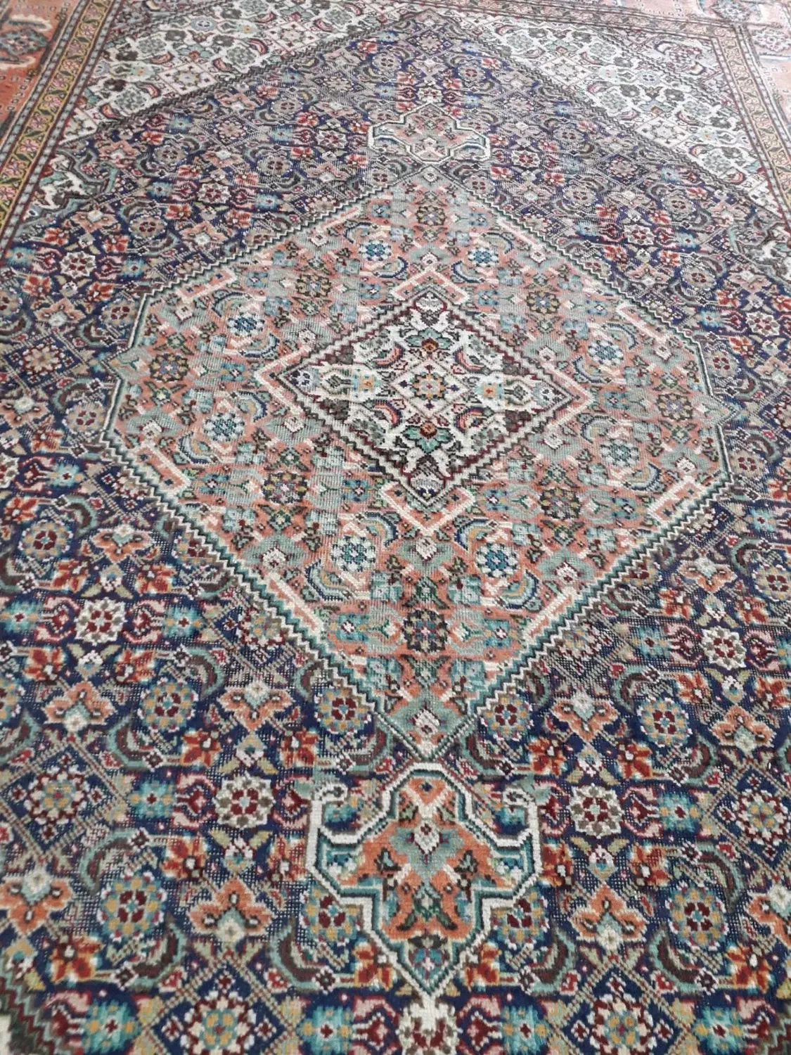 یک جفت فرش ۶ متری دست بافت طبیعی ریزه ماهی|فرش|اردبیل, |دیوار