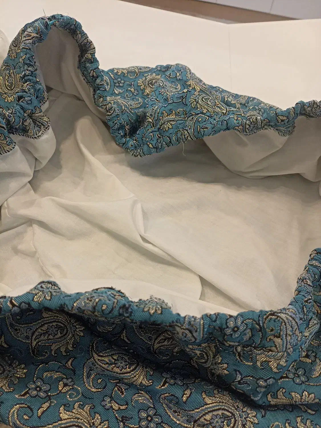 مفشو ترمه|سفره، حوله، دستمال آشپزخانه|کرمان, |دیوار