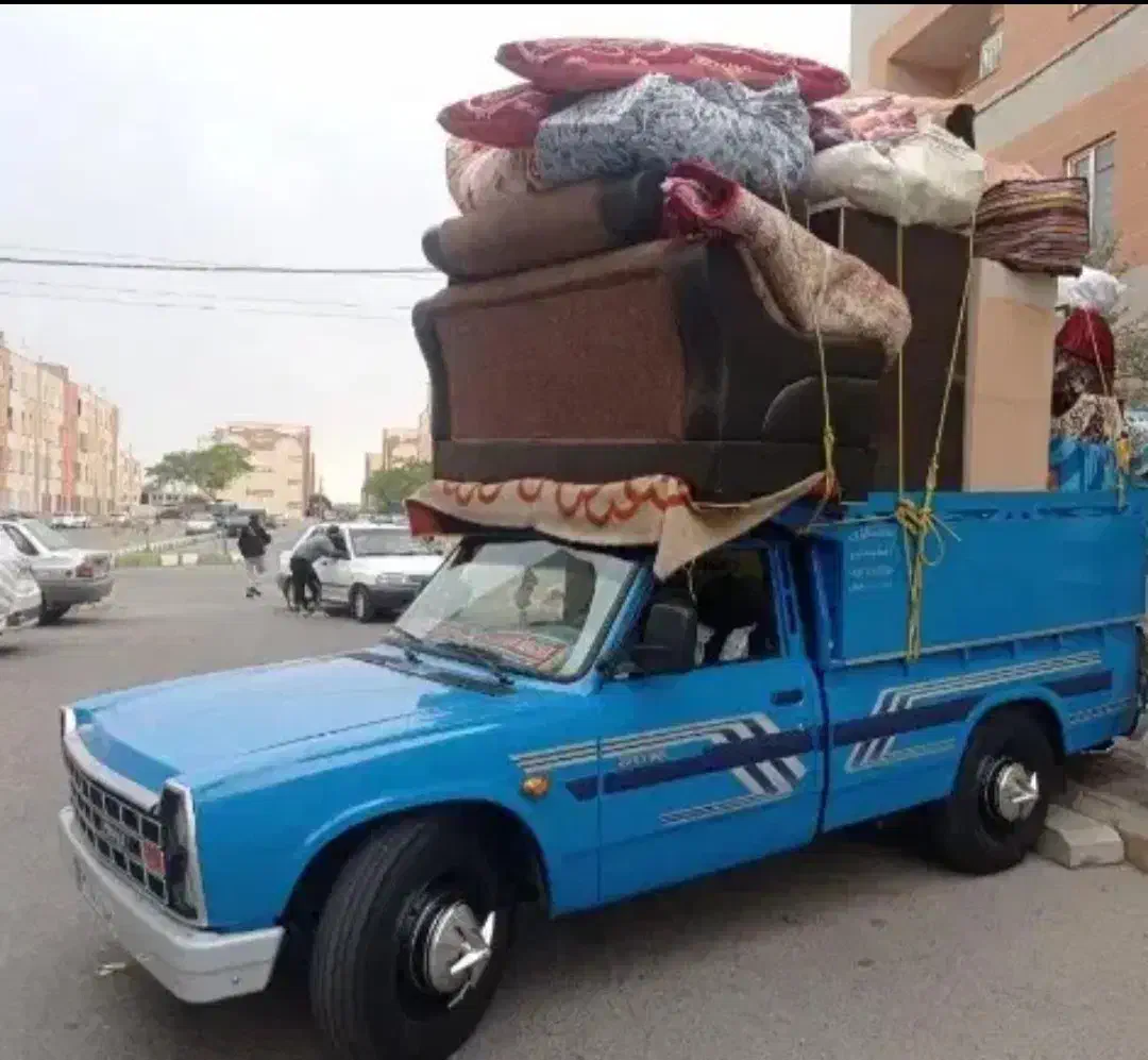 حمل بار باربری حمل اثاثیه منزل نیسان بار با کارگر|خدمات حمل و نقل|قم, پردیسان|دیوار