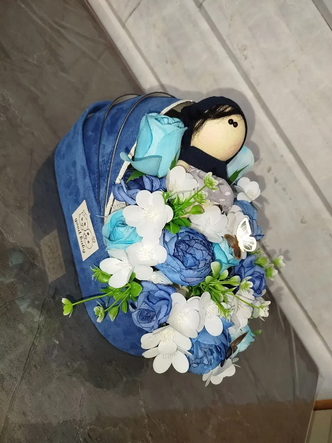 باکس گل برای هدیه به بچه پسر تازه تولد شده|گل مصنوعی|نجفآباد, امیرآباد|دیوار