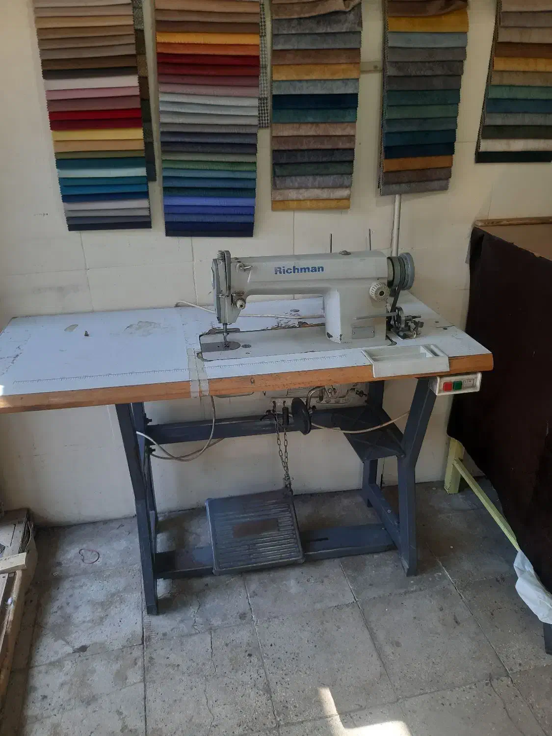 چرخ خیاطی راسته ۵دنده زخیم دوز|لوازم خیاطی و بافتنی|خلخال, |دیوار