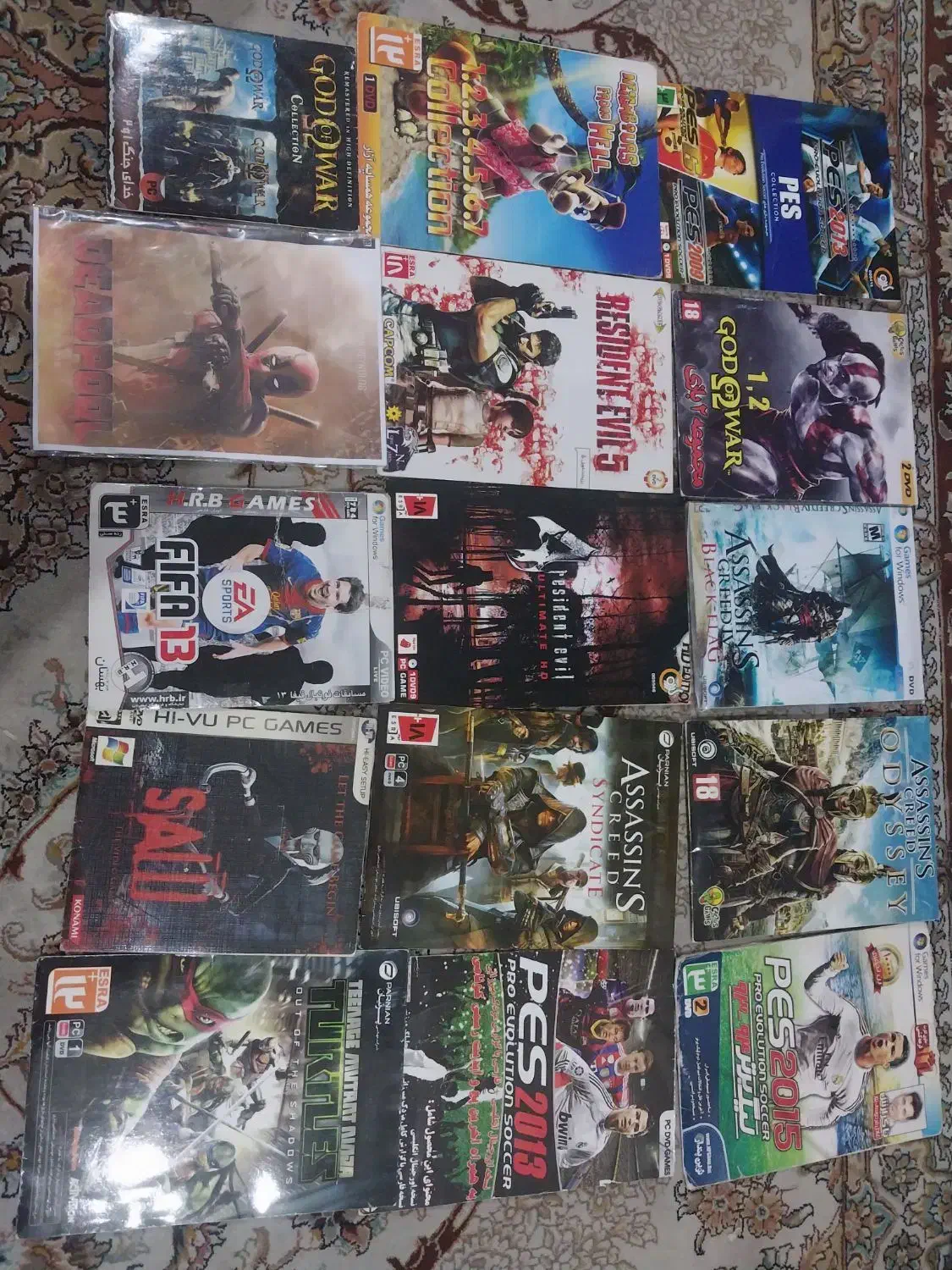 مجموعه ۵۰ عددی بازی کامپیوتر pc|کنسول، بازی ویدئویی و آنلاین|تهران, باغ خزانه|دیوار