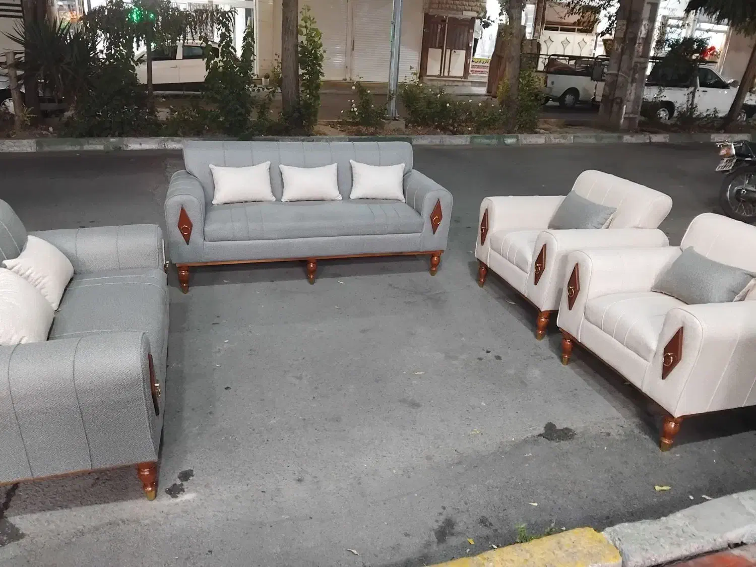 ست مبلمان هفت نفره|مبلمان خانگی و میز عسلی|الشتر, |دیوار