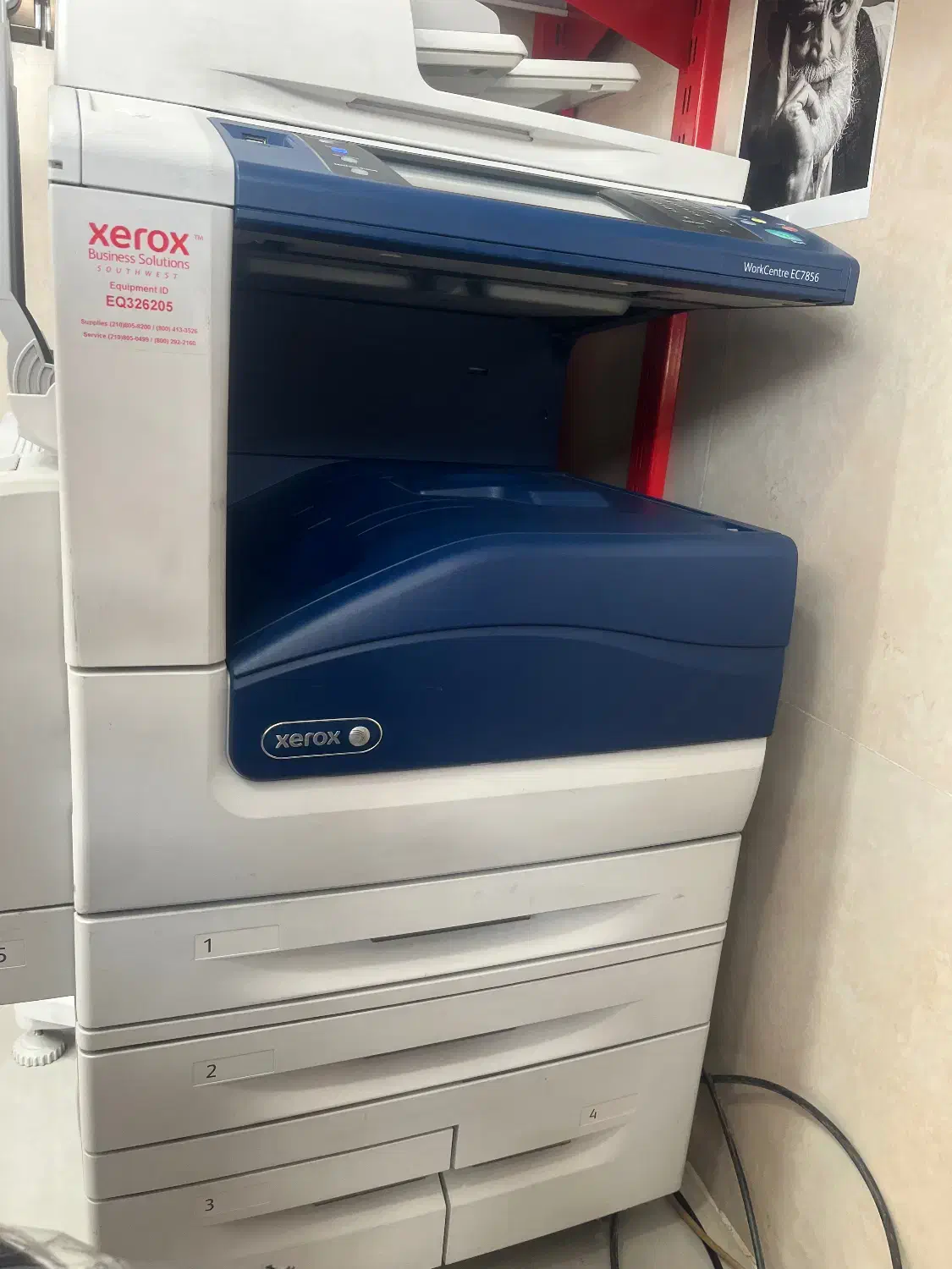 فروش دستگاه فتوکپی رنگی زیراکس 7856|پرینتر، اسکنر، کپی، فکس|کازرون, |دیوار