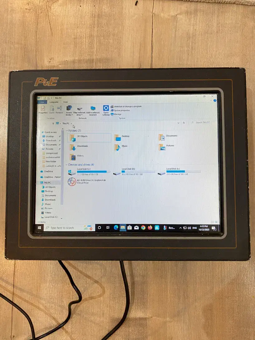 نمایشگر صنعتی 12.1 اینچ P&E مدل PEM-12 مانیتور|ماشینآلات صنعتی|ری, اقدسیه|دیوار