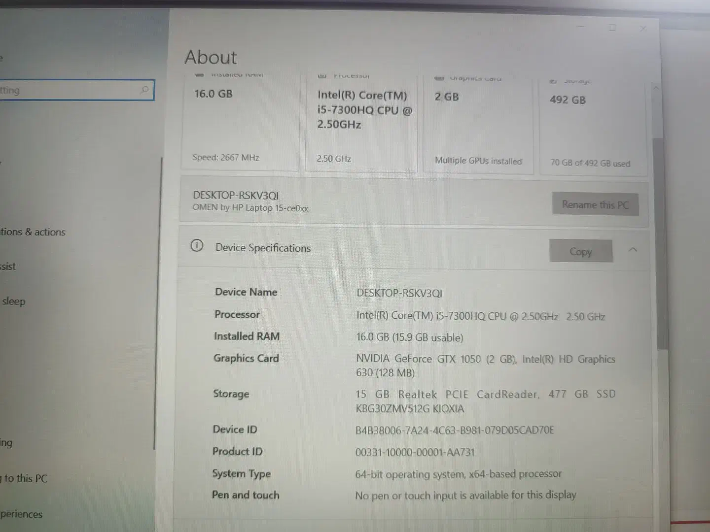 omen15 hpگیمینگ|رایانه همراه|شیراز, کاراندیش|دیوار