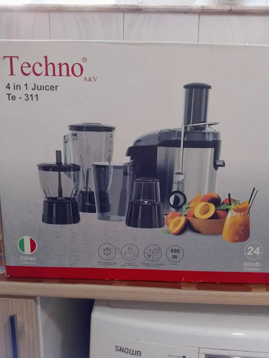 آبمیوه گیری تکنو 4 کاره|آبمیوهگیر و آبمرکباتگیر|زنجان, |دیوار