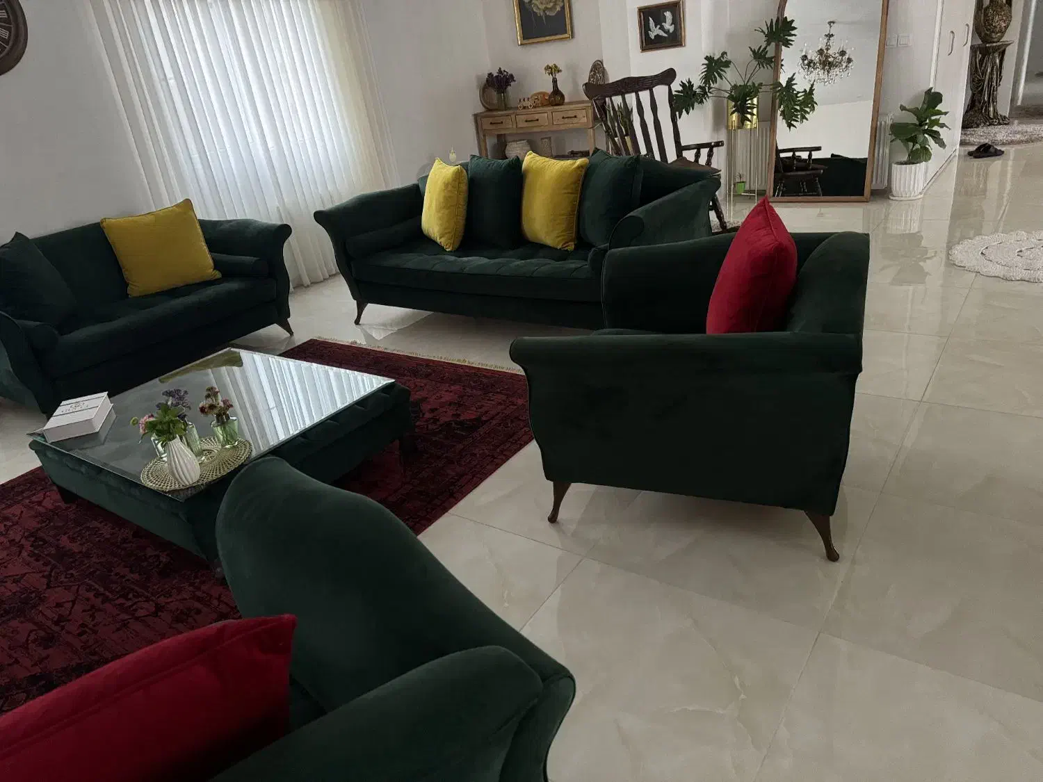 مبلمان کلاسیک 7 نفره|مبلمان خانگی و میز عسلی|گرگان, |دیوار