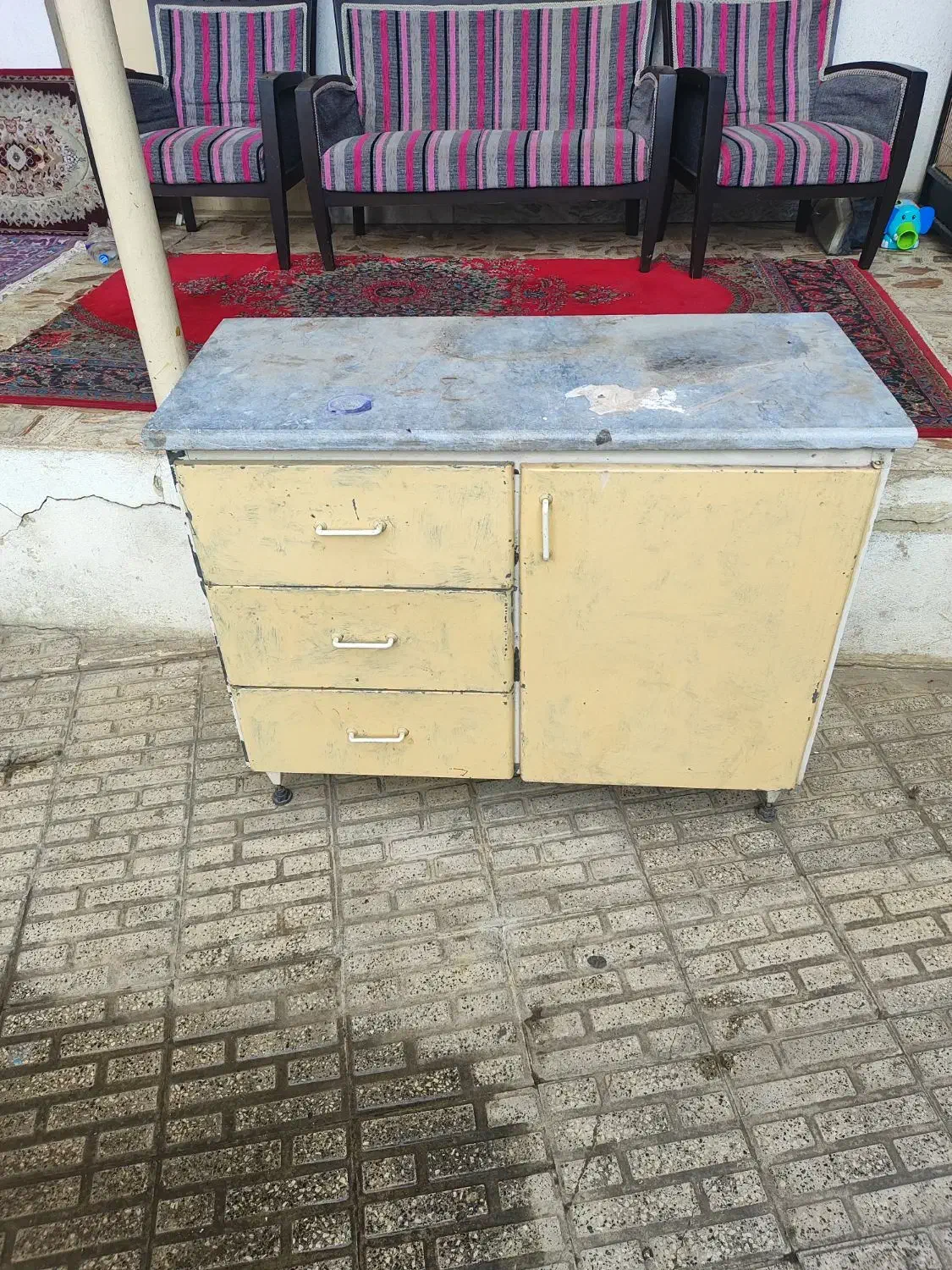 کابینت فلزی سالم|جاکفشی، کمد، دراور|ارطه, |دیوار