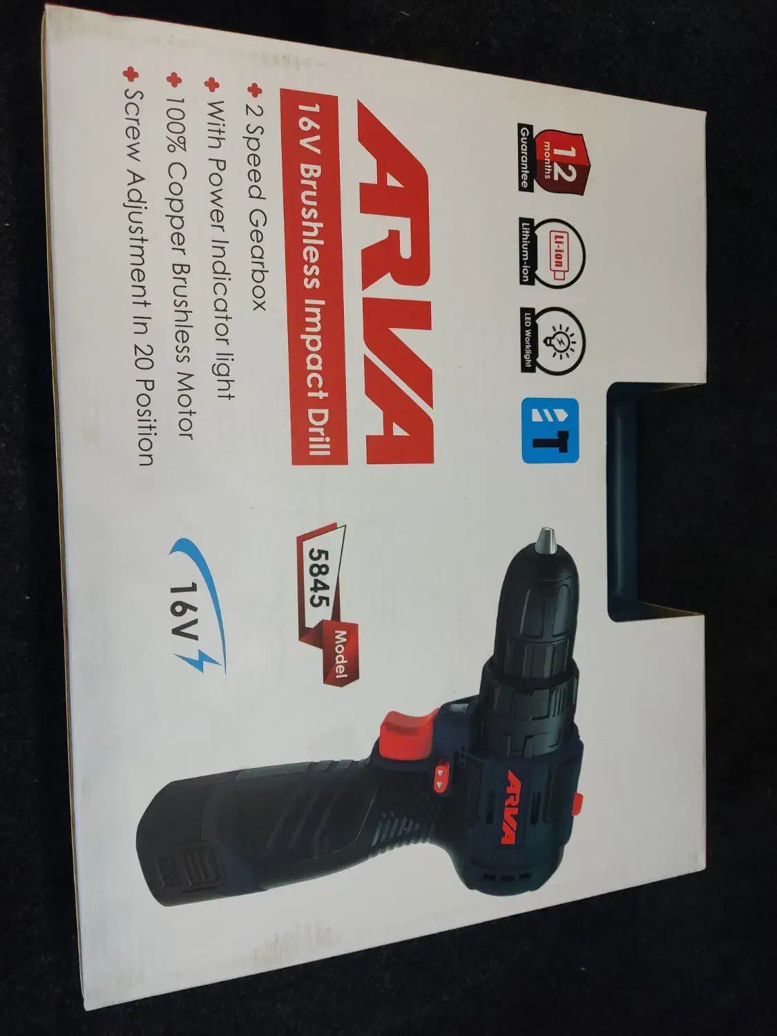 دریل شارژی آروا مدل 5845|ابزارآلات|همدان, |دیوار