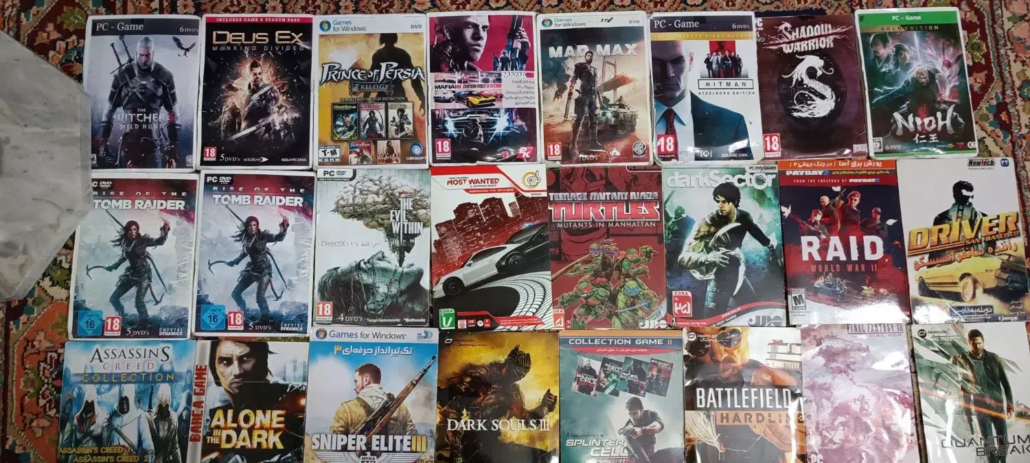 سی دی بازی کامپیوتر (۱۱۰ تا بازی) سالم|کنسول، بازی ویدئویی و آنلاین|مشهد, عامل|دیوار