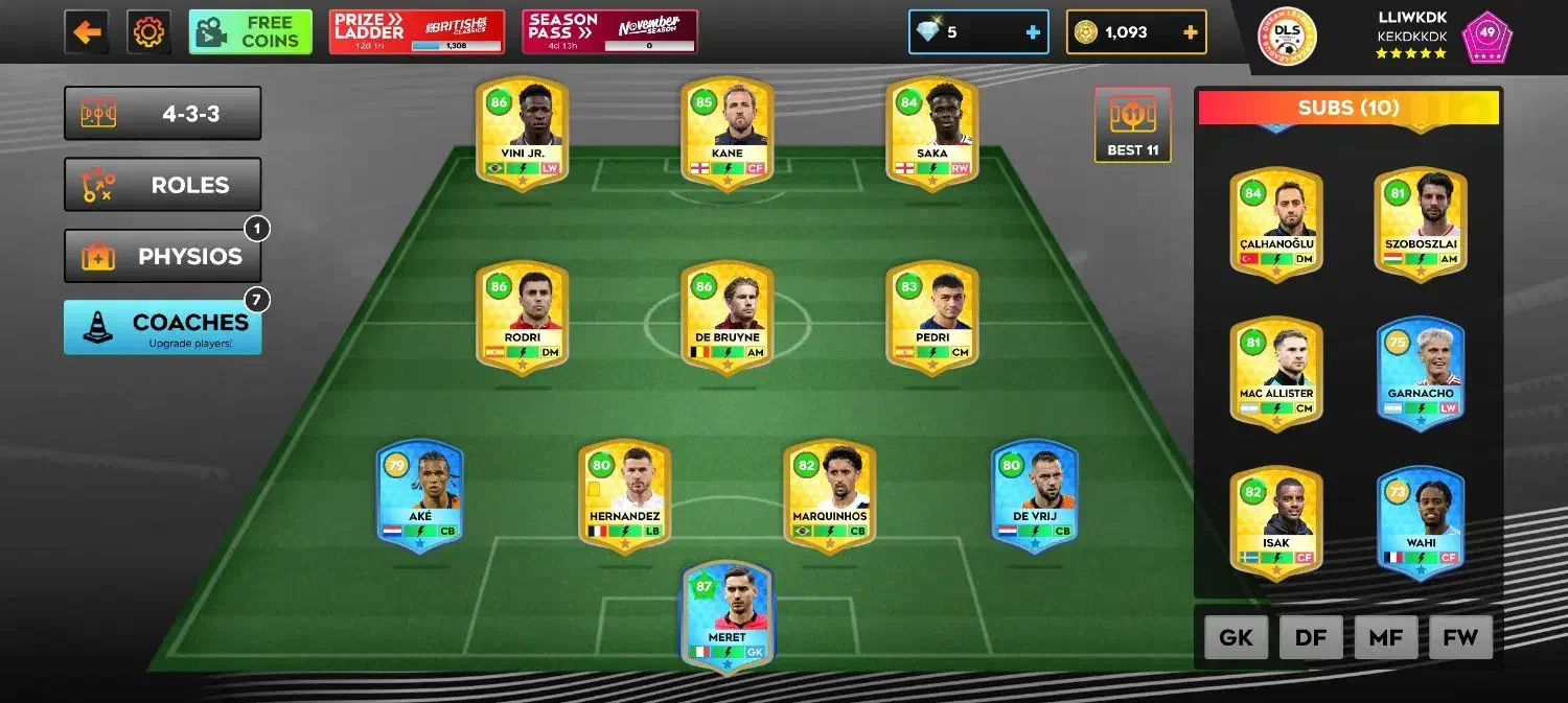 اکانت بازی داریم لیگ|کنسول، بازی ویدئویی و آنلاین|گرگان, |دیوار