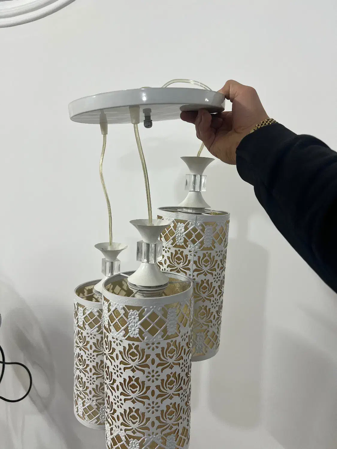 لوستر|لوستر و چراغ آویز|قم, کلهری|دیوار