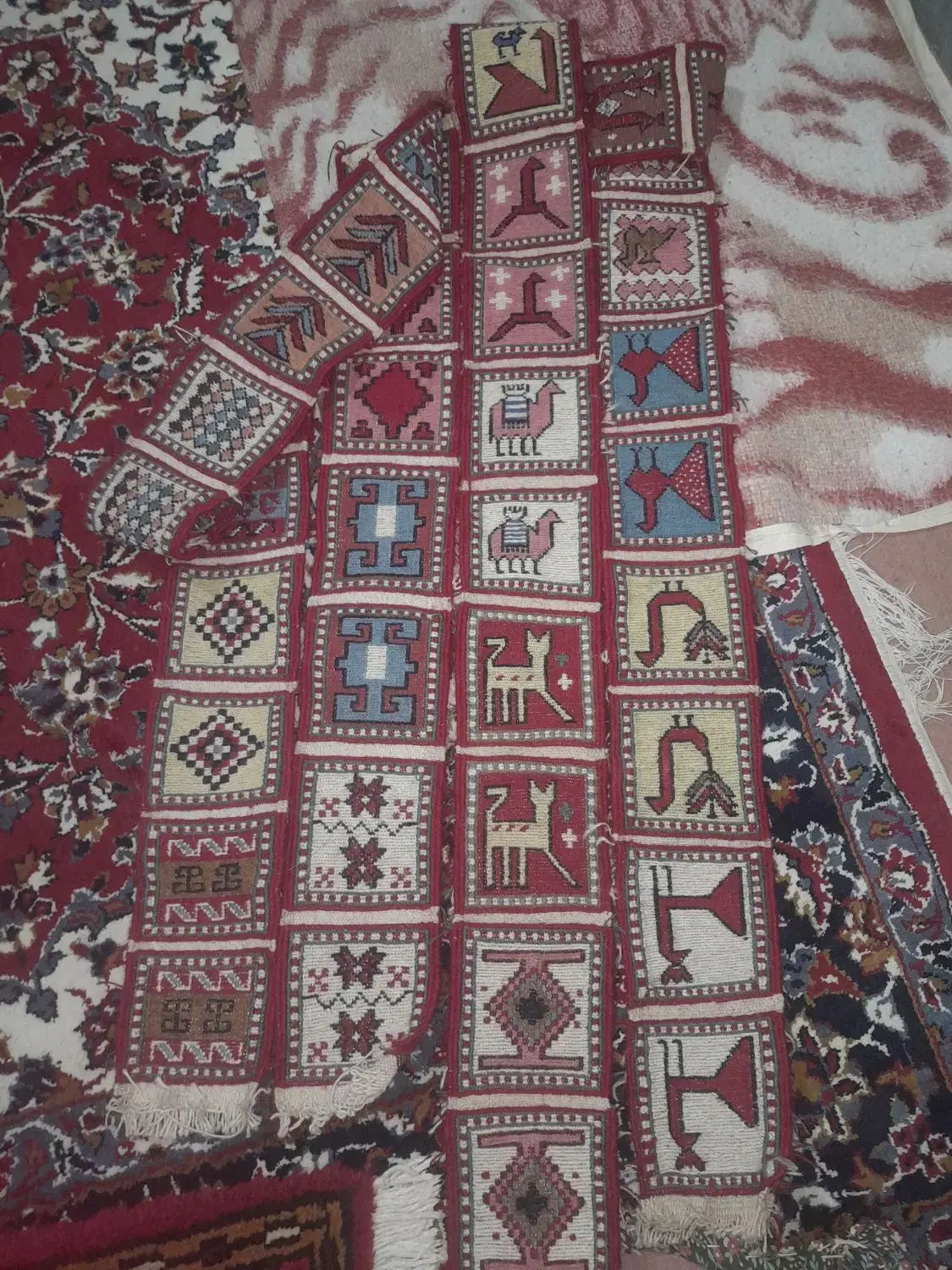 ورنی|گلیم، جاجیم، گبه|آبش احمد, |دیوار