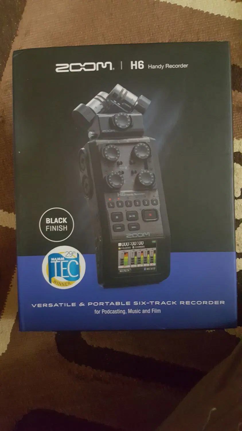 رکوردر ضبط صدا زوم Zoom H6 Black|پخشکننده همراه|تهران, تهرانسر مرکزی|دیوار