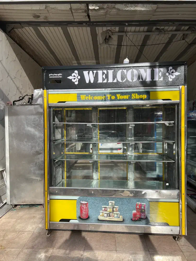 یخچال ایستاده شش درب دوطرف نما درحد نو|فروشگاه و مغازه|نسیم‌شهر, |دیوار