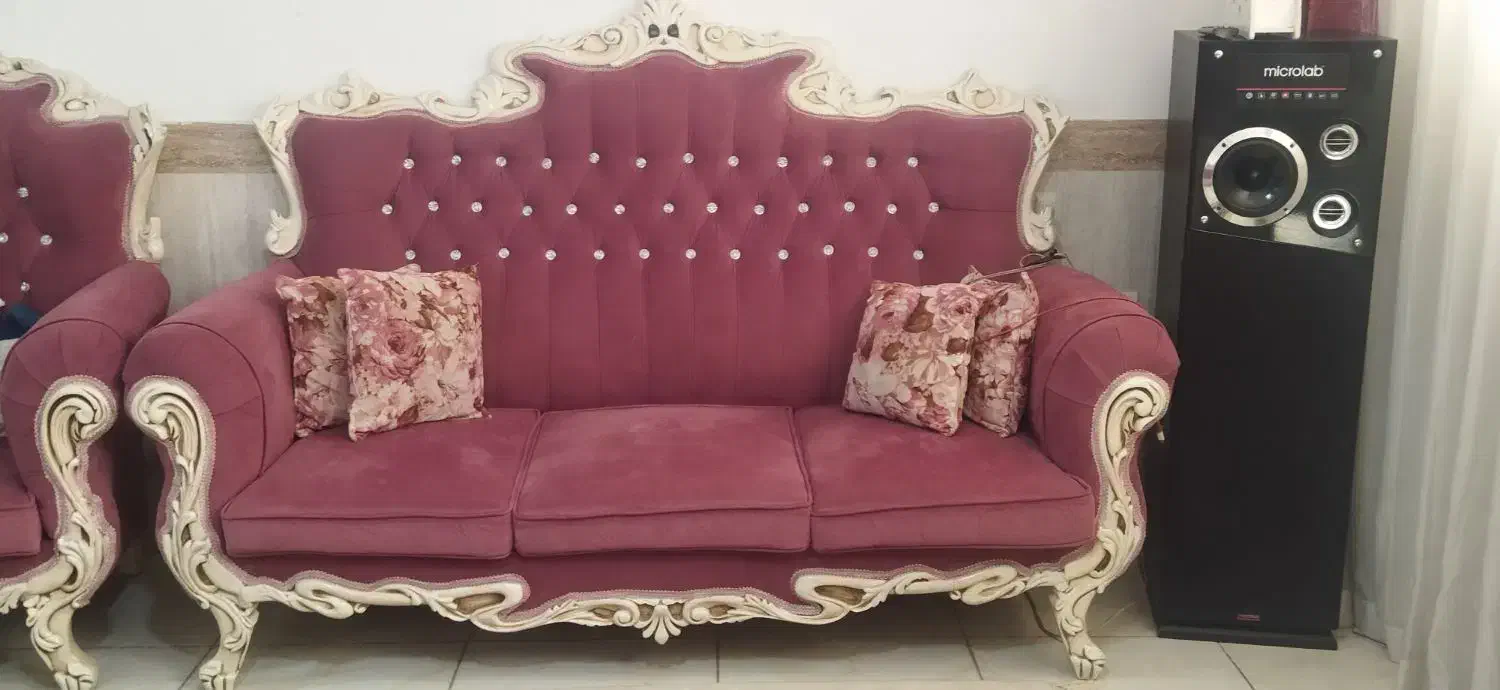 مبلمان در حد نو کم کار کرد|مبلمان خانگی و میز عسلی|پاکدشت, پاکدشت (مامازند)|دیوار