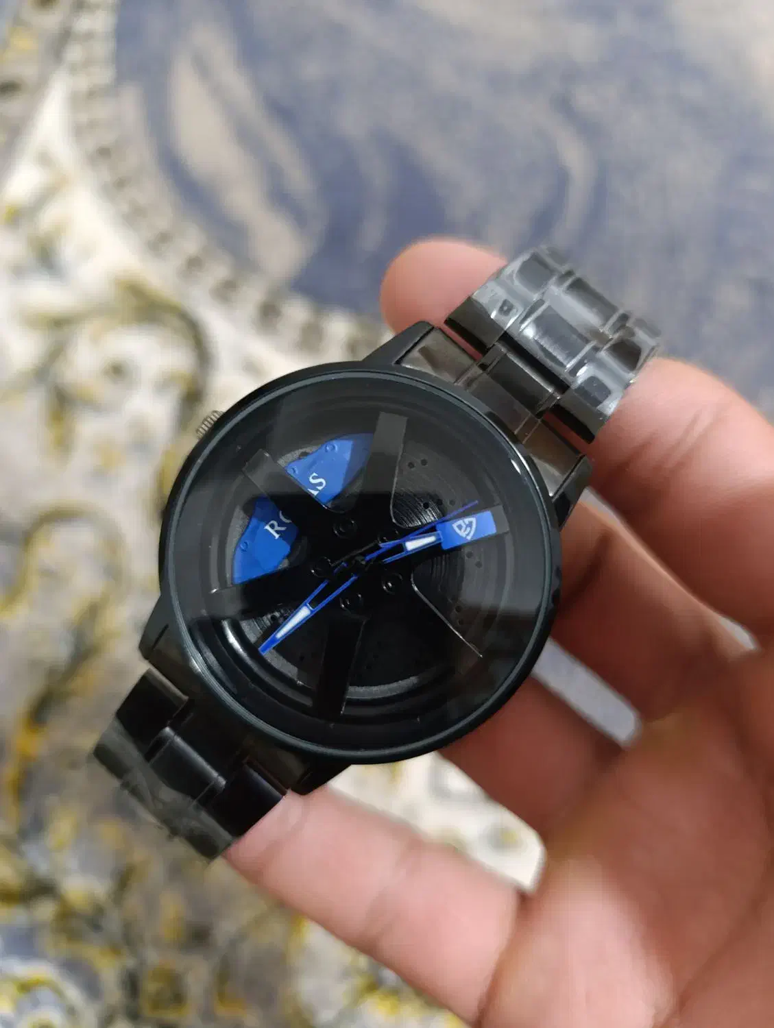 ساعت طرح رینگ ماشین|ساعت|تایباد, |دیوار