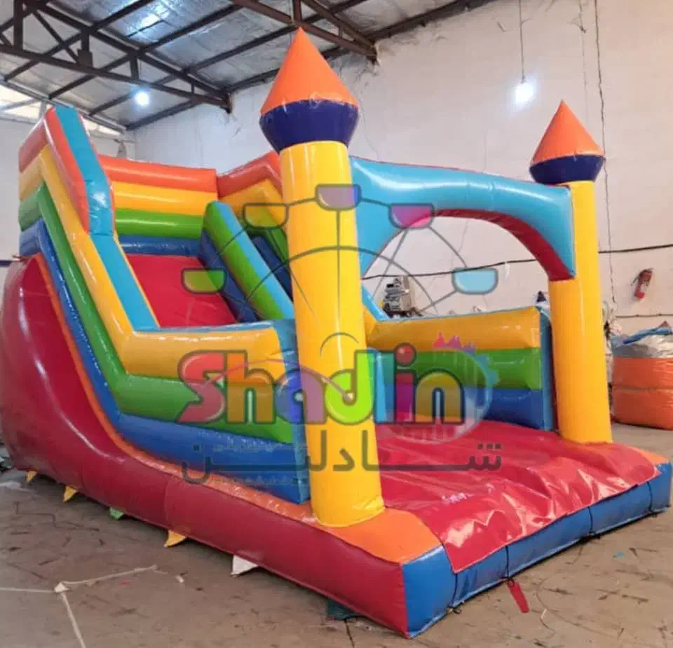 سرسره بادی قصربادی اماده ارسال ارتفاع ۴متر شادلین|اسباببازی بچه|تهران, سلسبیل شمالی|دیوار