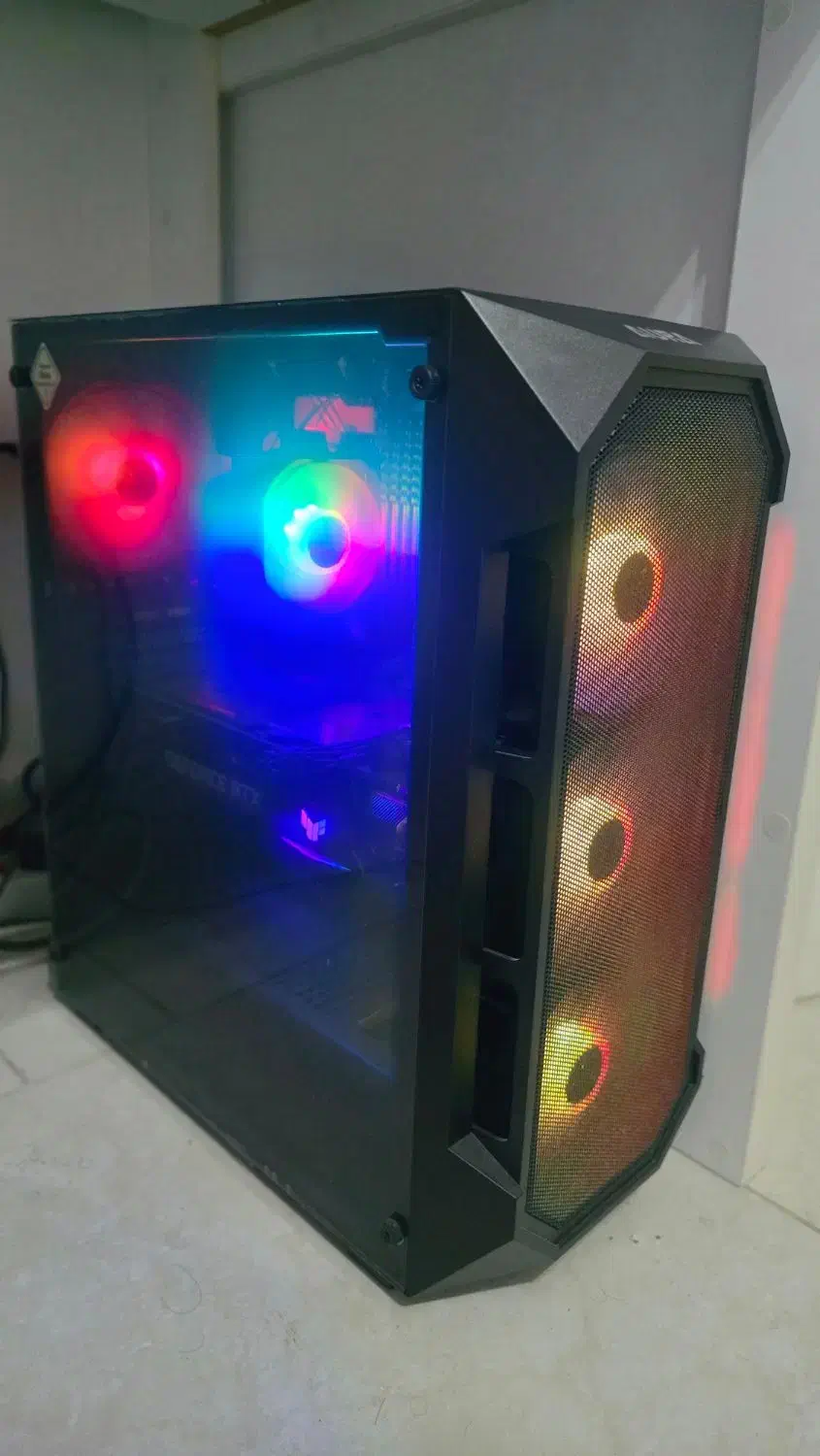 کیس و مانیتور الجی 100هرتز  3060gpu cpu 14400|رایانه رومیزی|تهران, سبلان (لشگر)|دیوار