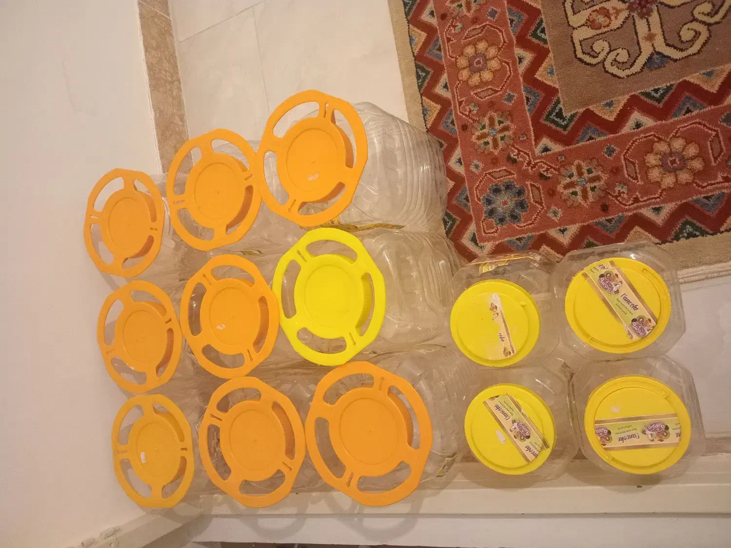 دبه فلکه ای|ظروف نگهدارنده، پلاستیکی، یک‌بارمصرف|زنجان, |دیوار