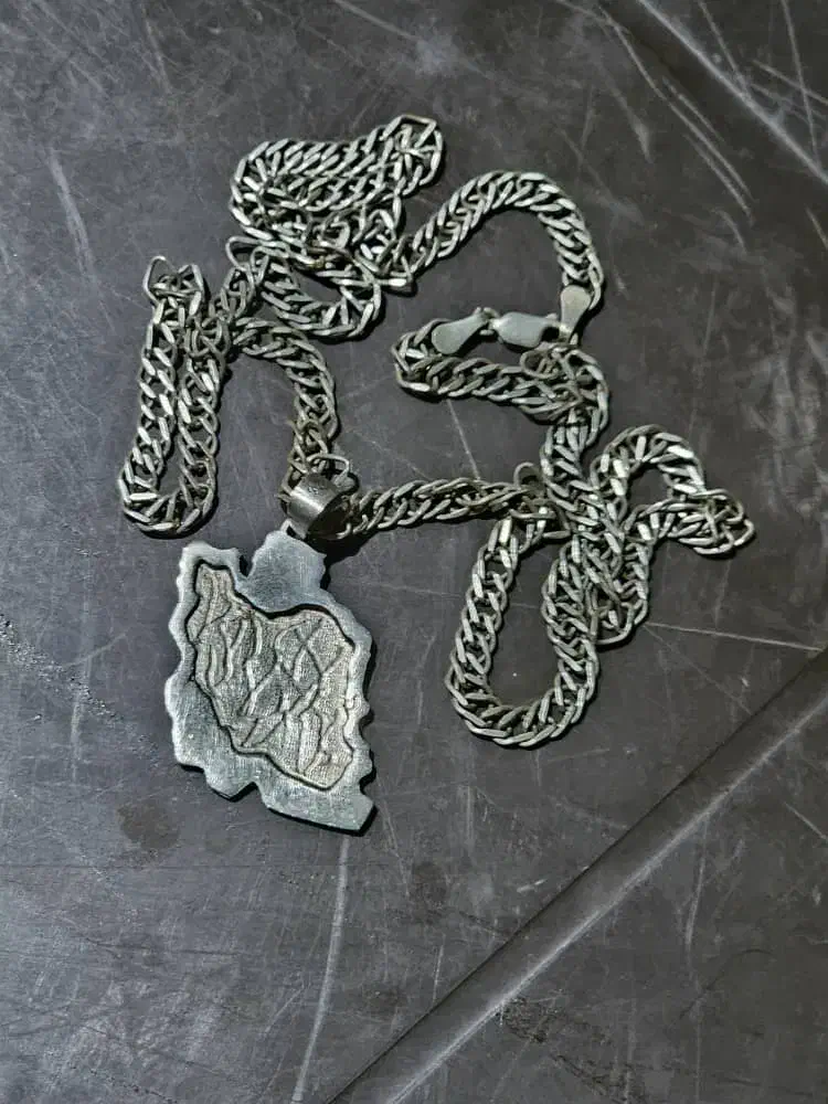 زنجیر و پلاک نقره عیار 925|جواهرات|اندیشه, شهرک کوثر|دیوار