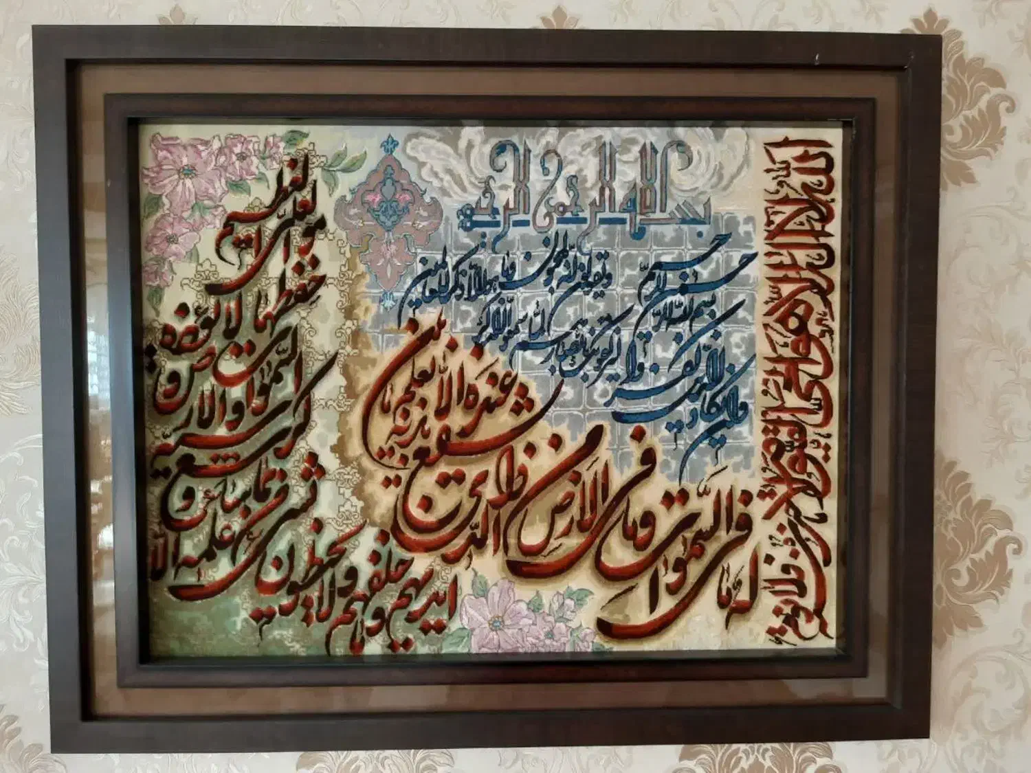 تابلو فرش دستبافت|تابلو فرش|خرم‌آباد, |دیوار