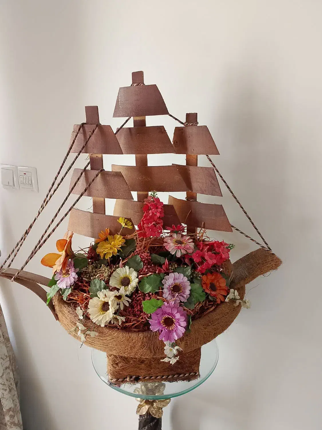 کشتی تایتانیک گل|مجسمه، تندیس، ماکت|قم, قم نو|دیوار