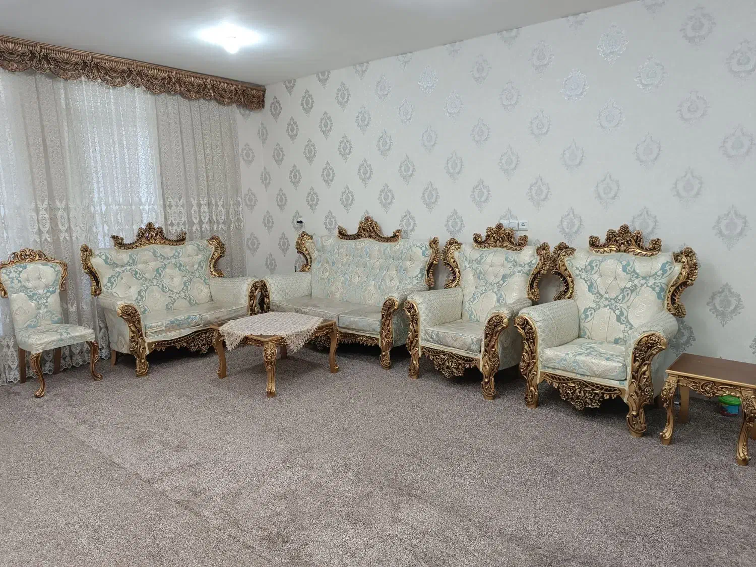 مبل سلطنتی|مبلمان خانگی و میز عسلی|دزفول, |دیوار