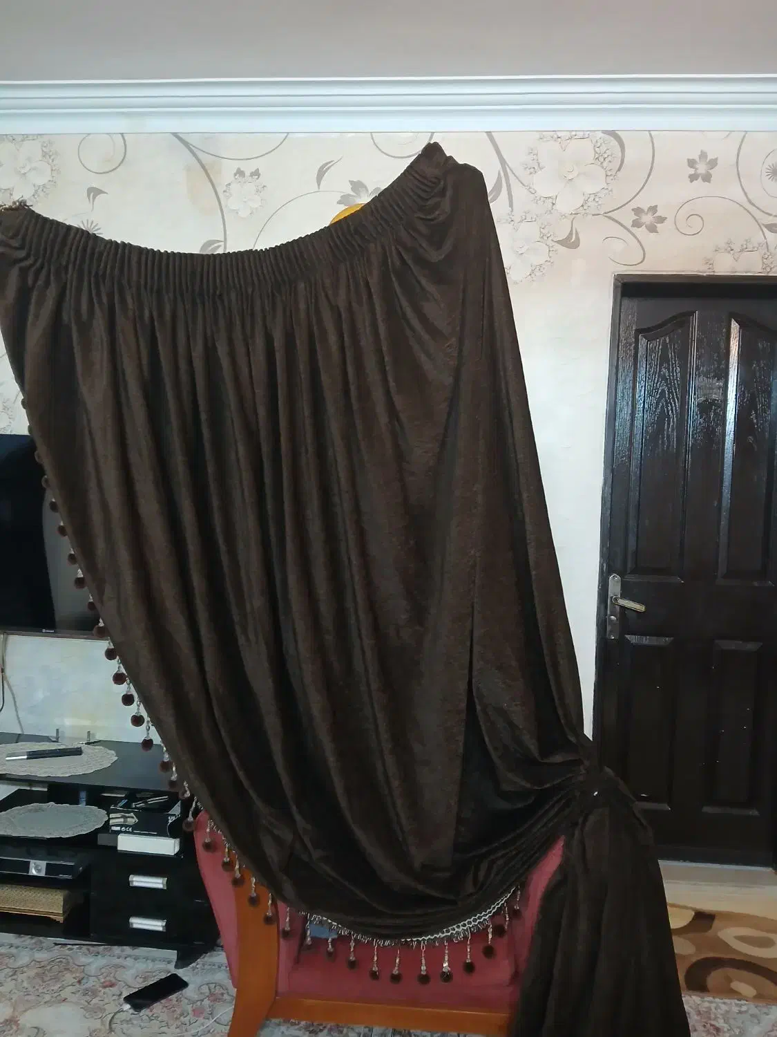 پرده پذیرایی در حد نو|پرده، رانر، رومیزی|ملارد, |دیوار