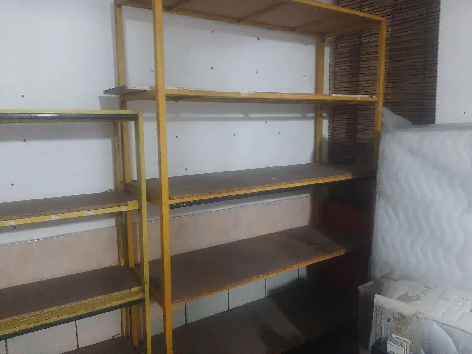 قفسه فلزی سیاروقفسه ام دی اف|کتابخانه، شلف، قفسههای دیواری|کلاله, |دیوار