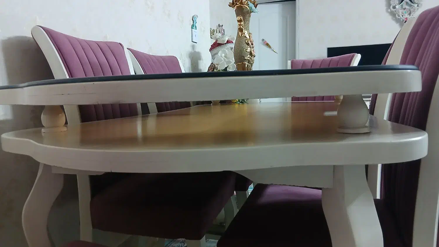 میز نهارخوری 6 نفره صدفی|میز و صندلی غذاخوری|قرچک, میرزائی جنوبی|دیوار