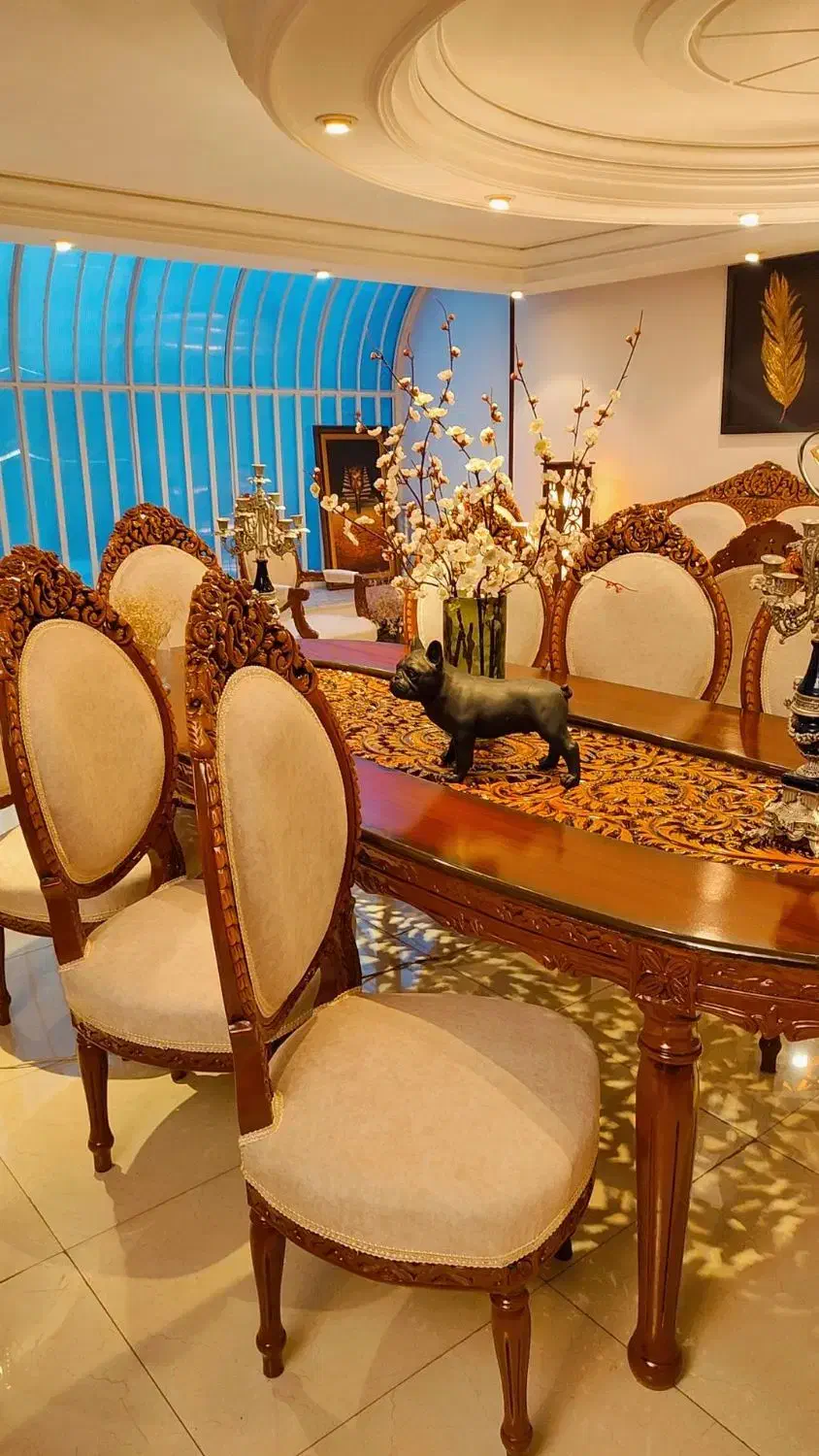 مبلمان و ناهارخوری سلطنتی پر منبت|مبلمان خانگی و میز عسلی|تهران, زعفرانیه|دیوار