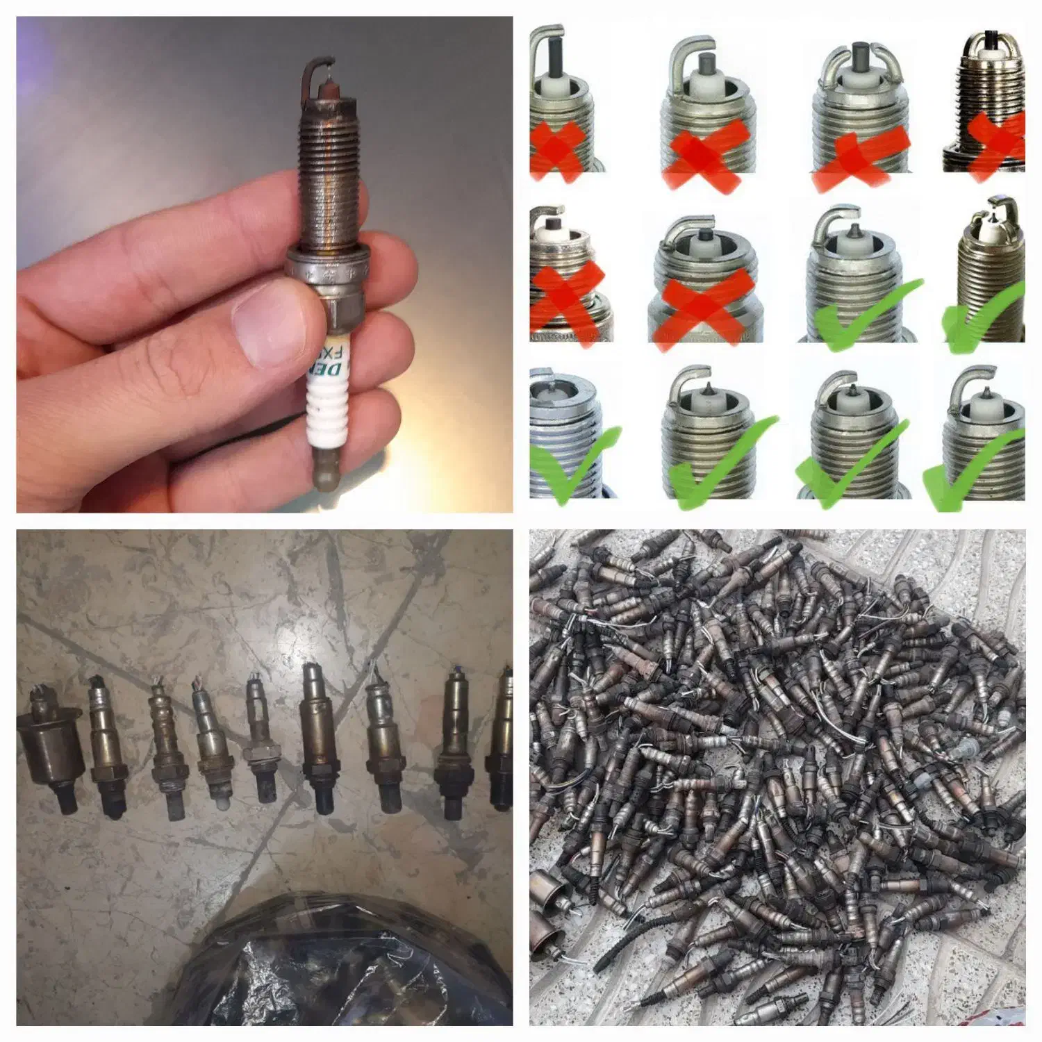 خرید شمع سوزنی وسنسور اکسیژن ضایعاتی با قیمت مناسب|خدمات موتور و ماشین|زنجان, |دیوار