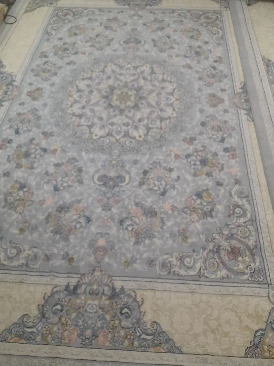 فرش پناه نقره ای یکی نه متر یکی دوازده متری|فرش|میناب, |دیوار