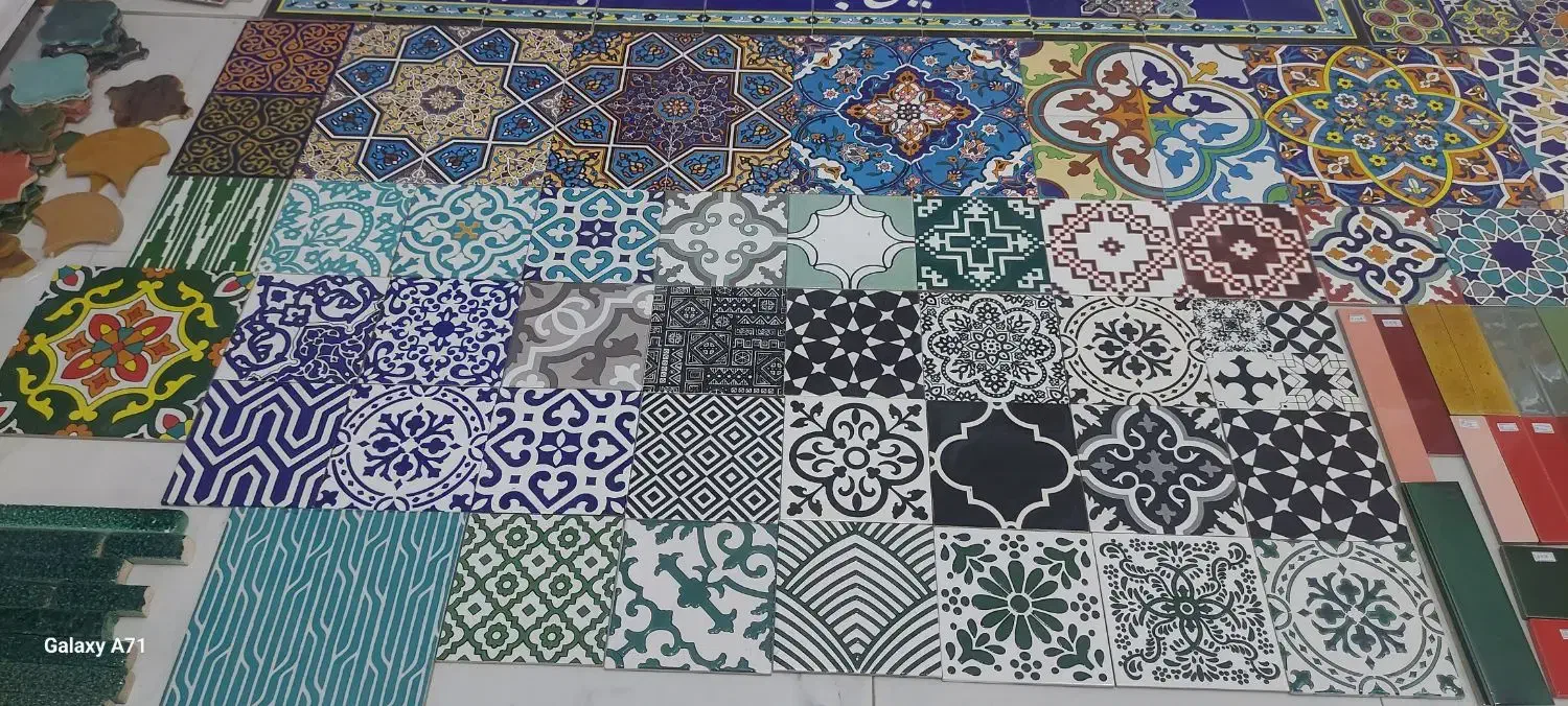 کاشی آیه کاشی مراکشی کاشی سنتی کاشی مسجد آجرلعابی|مصالح و تجهیزات ساختمان|کاشان, شهدا|دیوار