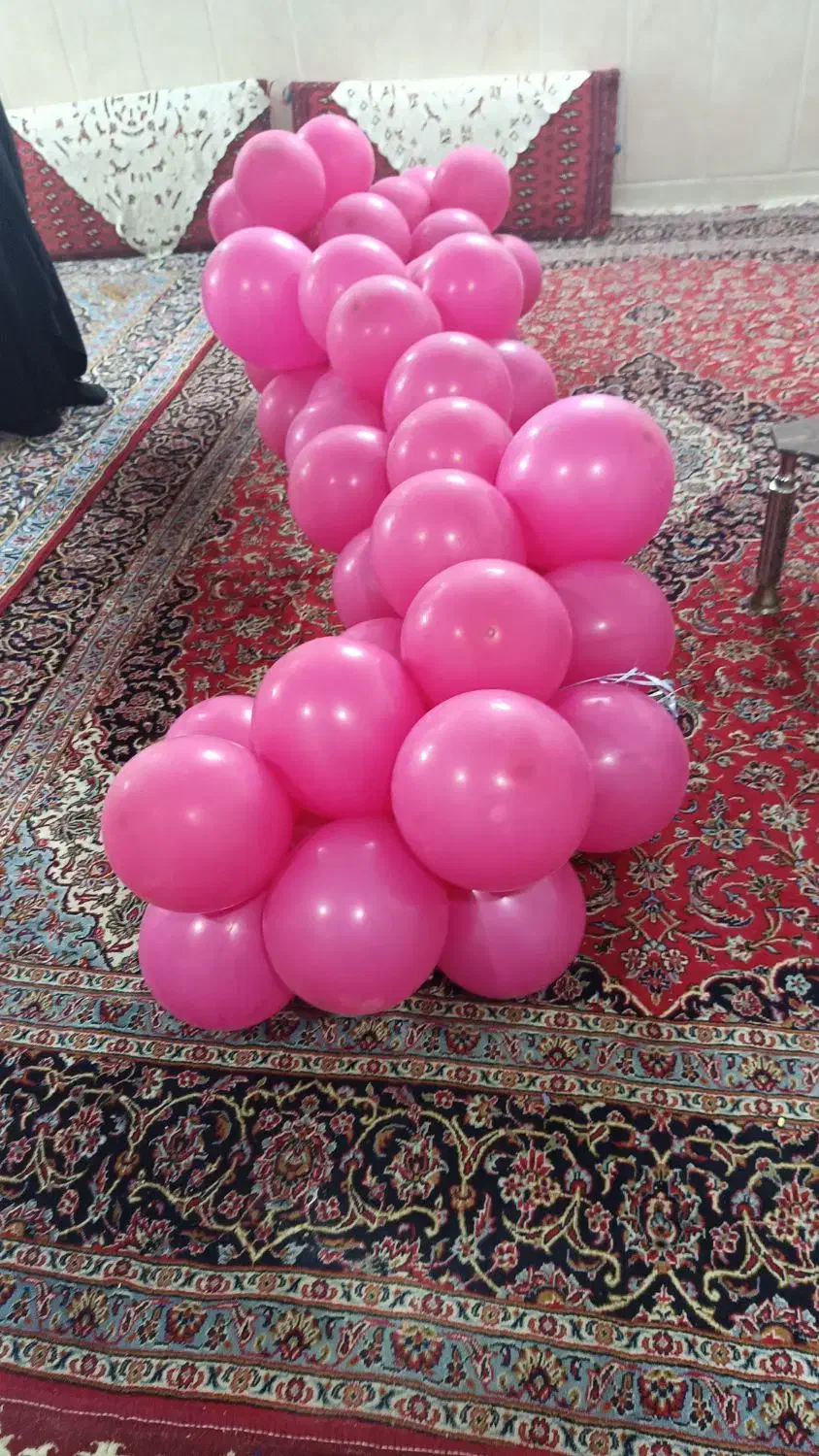 ریسه بادکنک|ریسه و چراغ تزئینی|قم, مجیدیه|دیوار