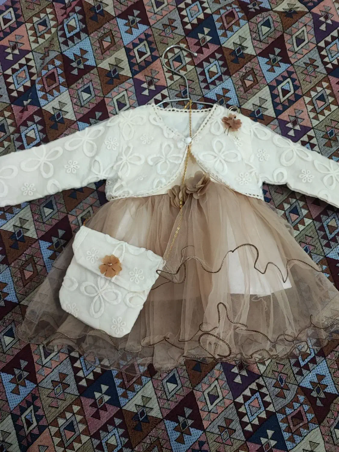 پیراهن دخترانه مجلسی|کفش و لباس بچه|مشهد, کوشش|دیوار