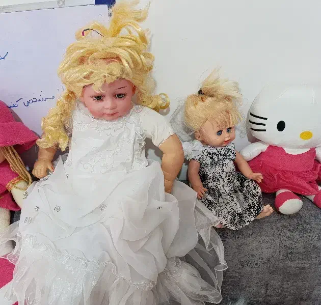 تعدادی عروسک|اسباببازی بچه|بیرجند, |دیوار