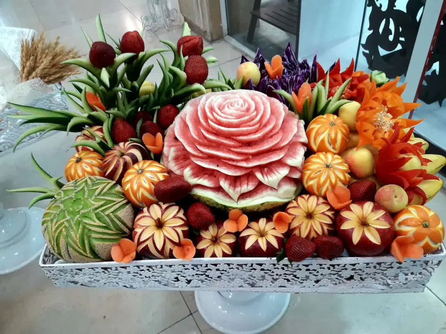 میوه آرایی با بهترین قیمت|خدمات پذیرایی، مراسم|ملایر, |دیوار