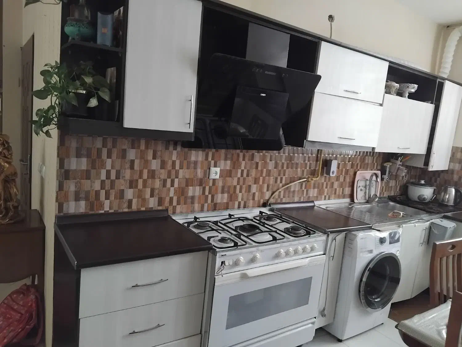 کابینت دست دوم به همراه سینک و هود|مصالح و تجهیزات ساختمان|نیشابور, امام خمینی|دیوار