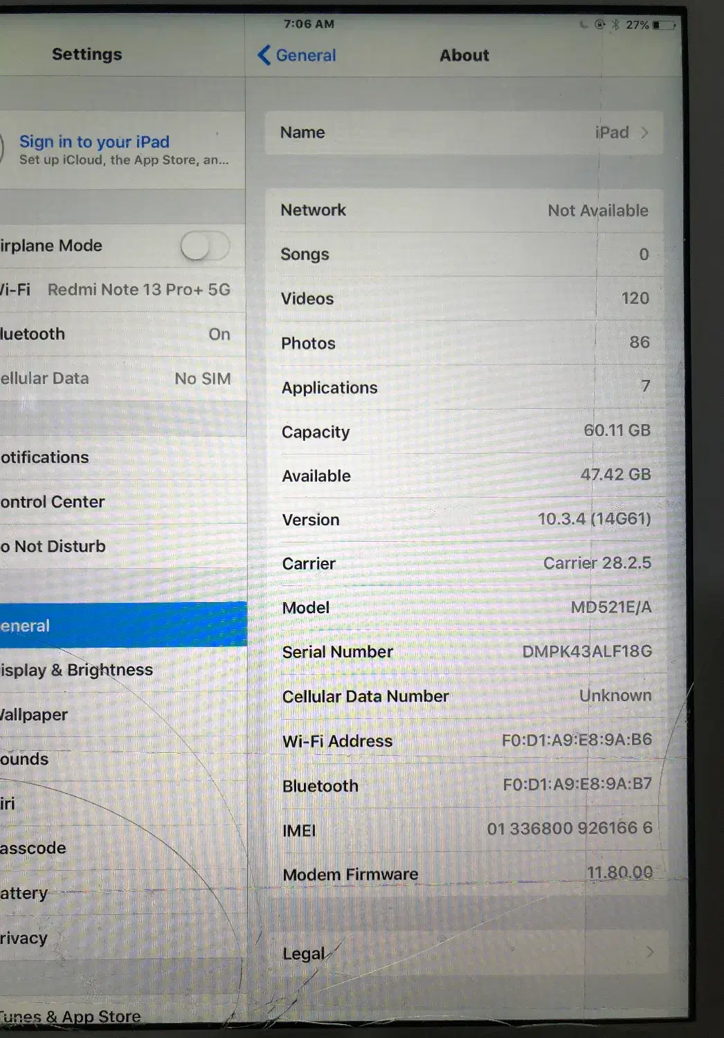 آی پد|تبلت|فردیس, نگارستان|دیوار
