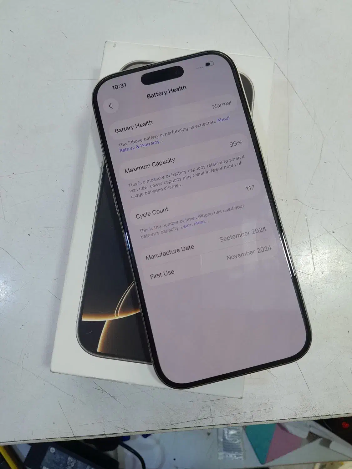 ایفون ۱۶پرو نچرال ۲۵۶ دوسیم کارت|موبایل|تهران, وردآورد|دیوار