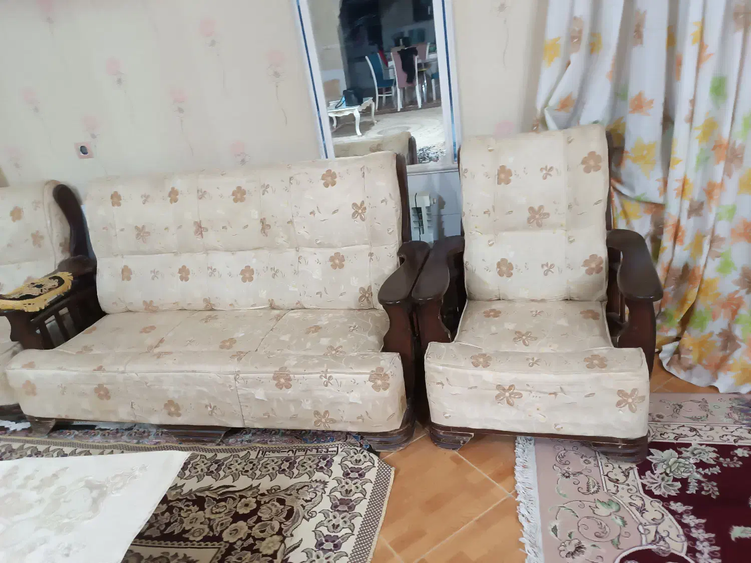 مبل 7 نفره|مبلمان خانگی و میز عسلی|معصومیه, |دیوار