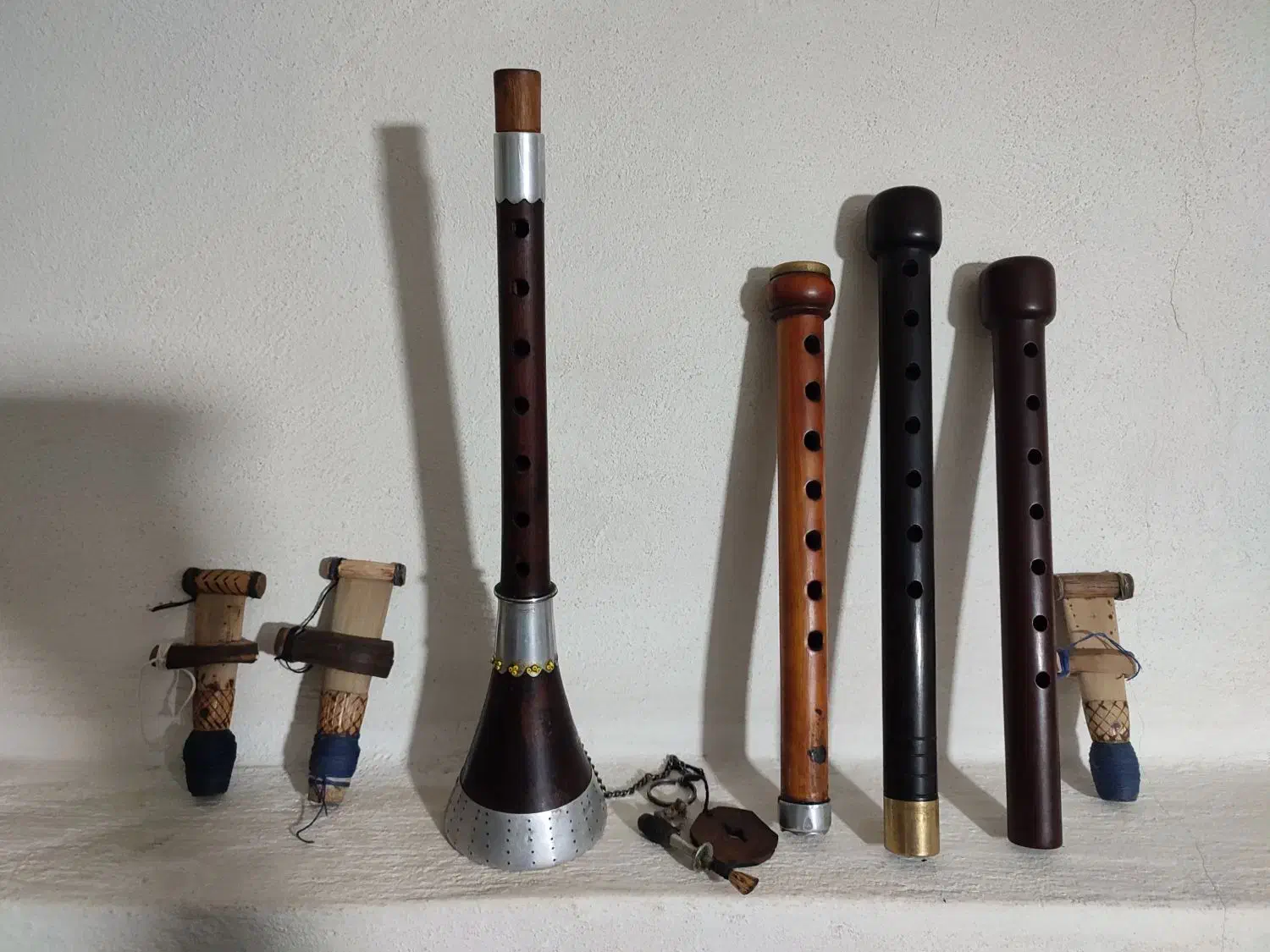 ساز های بادی نرمه نی زورنا و....|سازهای بادی|سنندج, |دیوار