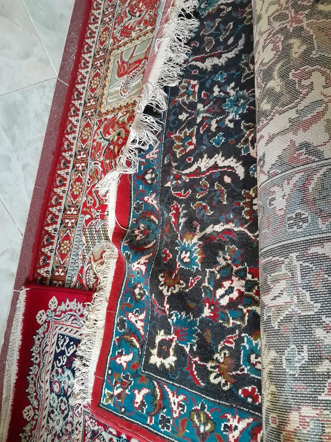 فرش ۱۲متری کارکرده|فرش|دزفول, |دیوار