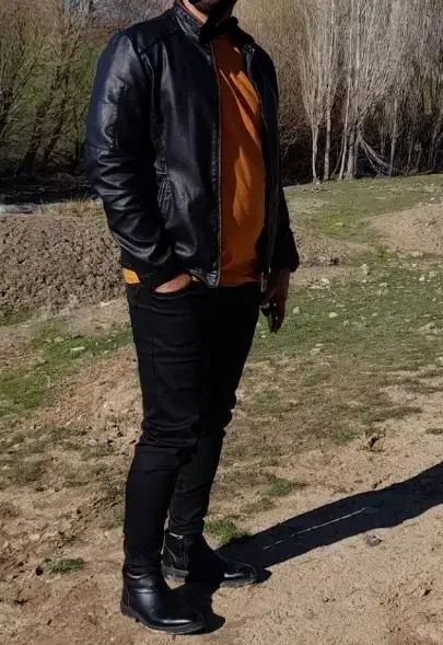 کاپشن چرم|لباس|قرچک, باقرآباد|دیوار