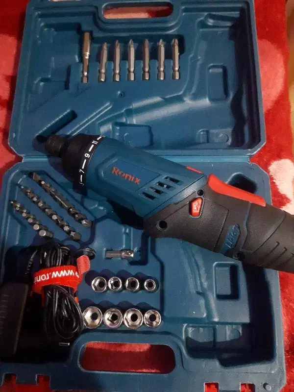 پیچگوشتی شارژی رونیکس تاشو صفر|ابزارآلات|اردبیل, |دیوار