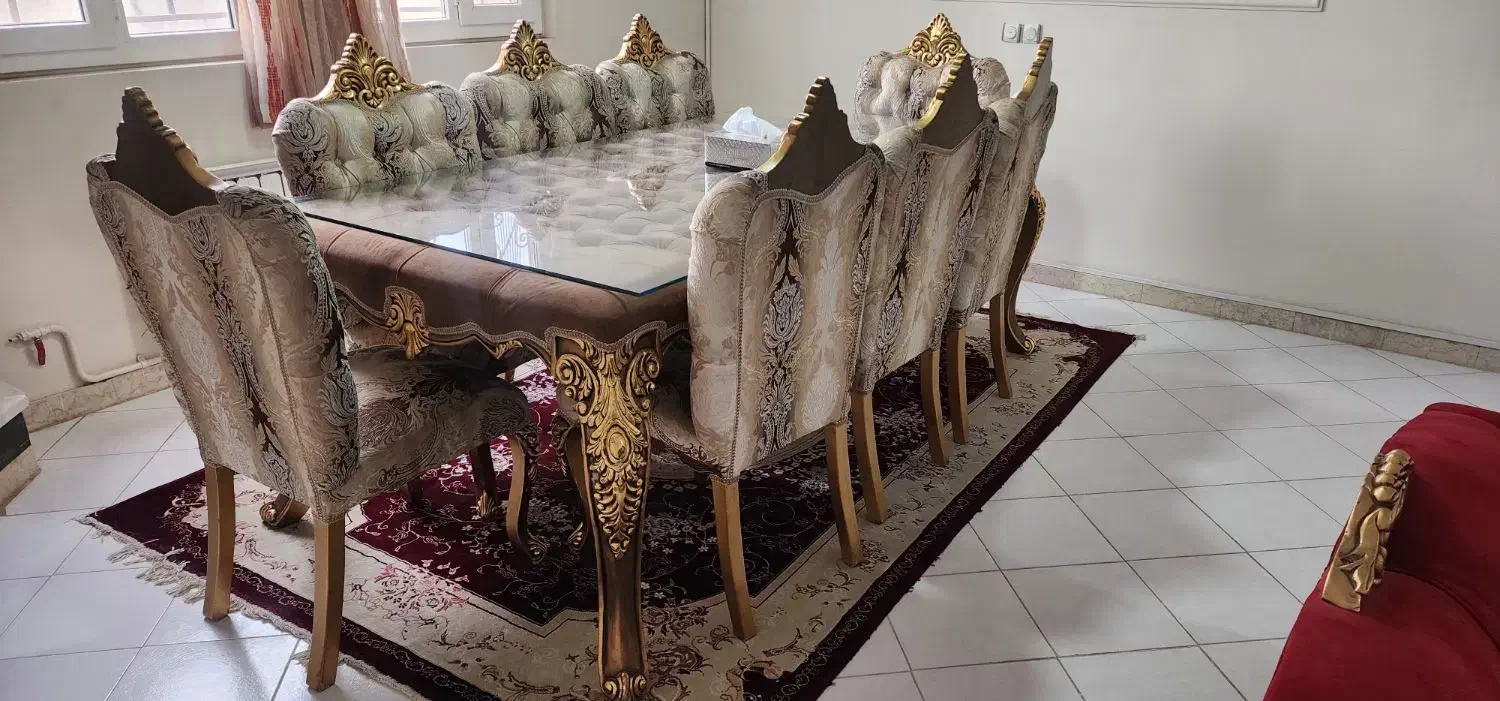 میز غذاخوری 8نفره|میز و صندلی غذاخوری|هشتگرد, فاز ۱ مهستان|دیوار